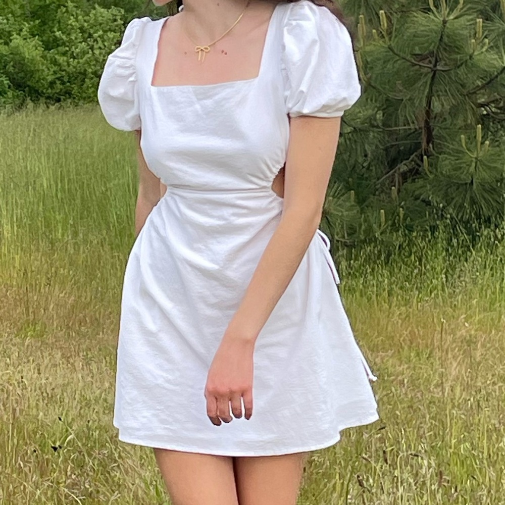 White Mini dress